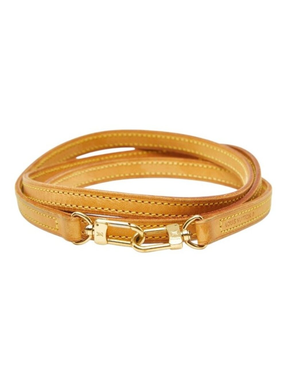 Louis Vuitton Strap Brown Leather